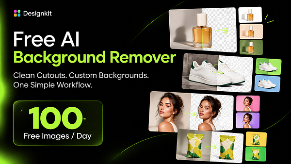 Designkit Launches Free Image Background Remover for Ecommerce and Creative Workflows