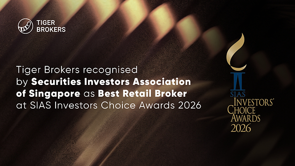 Tiger Brokers Clinches Best Retail Broker in Singapore at SIAS Investors’ Choice Awards 2026