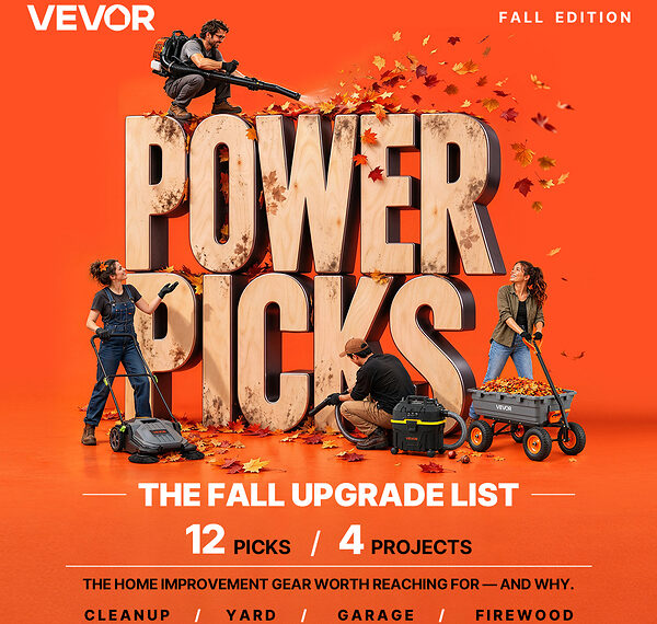 VEVOR Power Picks: Fall Edition — 12 Tools for the Four Projects That Close Out the Season