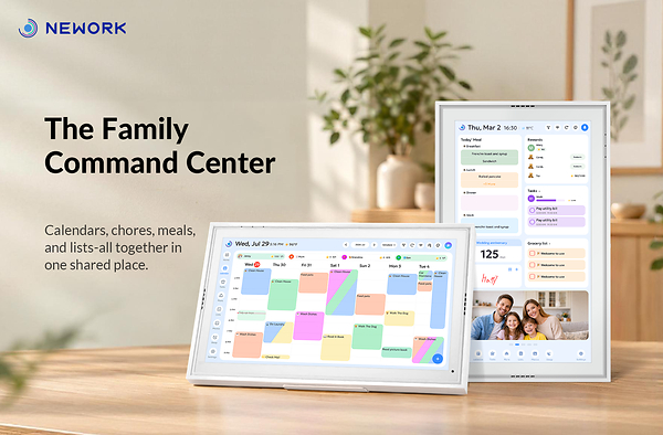 Nework Launches 15.6-Inch Digital Calendar to Help Families Stay Organized Ahead of the Holiday Season