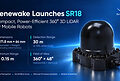 Benewake Introduces Compact, Power-Efficient SR Series 360° 3D LiDARs for Mobile Robots; SR18 Enters Mass Production