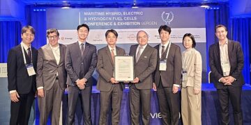 Hanwha Power Receives ABS Approval in Principle for 1,700 TEU Battery-Powered Containership Design