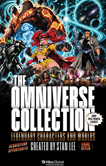 Hilco Global Unmasks First Super Hero Identities, Franchise Details for Sale of the Omniverse Collection, Created by the Legendary Stan Lee